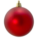 A 15cm Red Large Matte Bauble.