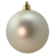 A 15cm Champagne Large Matte Bauble.