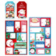 A pack of 55 Christmas Cute Gift Tags & Sticker Set.
