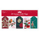 A pack of 40 Christmas Traditional Assorted Gift Tags.