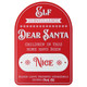 A Christmas Naughty or Nice Santa Sign.