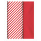 A pack Christmas Candy Stripe Assorted Tissue Paper, containing 8 sheets.