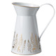 A White Forest Embossed Jug, measuring approx. 25cm.