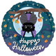 An 18 inch happy Halloween twilight bat foil balloon, manufactured by Anagram.