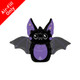 A 13 inch twilight bat foil balloon, manufactured by Anagram.