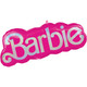 A 32 inch Barbie Supershape Foil Balloon.