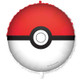 An 18 inch Pokémon Poké Ball Foil Balloon.