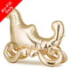 A 45 inch standing Santa's sleigh foil balloon, manufactured by PartyDeco.