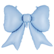 A 39 inch Baby Blue Bow Foil Balloon.