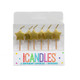 Gold Star Pick Candles (6)