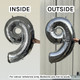 26 inch Silver Number 5 Foil Balloon (1)