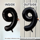 34 inch Unique Black Number 0 Foil Balloon (1) 34 inch Unique Black Number 0 Foil Balloon (1)