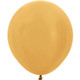 18" Metallic Gold Sempertex Latex Balloons (25)