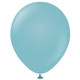 12" Retro Blue Glass Kalisan Latex Balloons (100)
