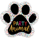 24 inch Party Animal Paw Foil Balloon (1)