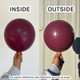 11" Sangria Tuftex Latex Balloons (100)