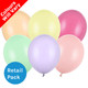 12 inch Assorted Light Pastel Latex Balloons (10) 12 inch Assorted Light Pastel Latex Balloons (10)