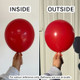 5" Red Tuftex Latex Balloons (50)