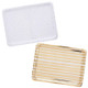 Gold Striped & Spotted Paper Trays (4)