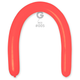 3" Standard Raspberry Red Gemar Entertainer Balloons (50)