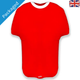 24 inch Red Sports Shirt Foil Balloon (1)
