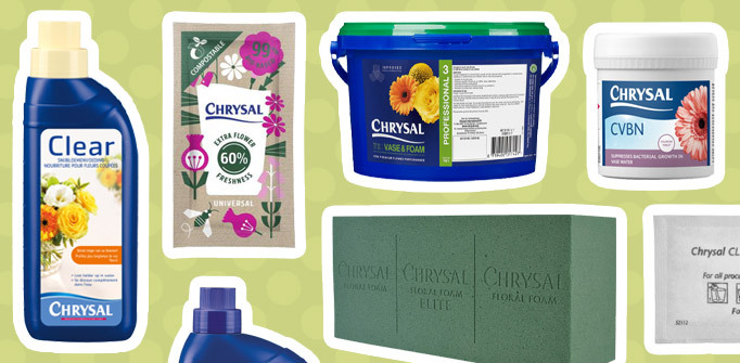 Save 15% on Chrysal throughout July as Floristry Market!