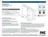 GLEN180 - FHC Glendale Series 180 Degree Glass To Glass Hinge - Compare to GEN180, H180GTG