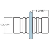 DKM2 - FHC Back-To-Back Modern Knobs - Compare to SDK106, KCYBTB