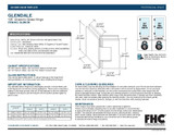 GLEN135 - FHC Glendale Series 135 Degree Glass To Glass Hinge - Compare to GEN045, H135GTG