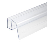 NAPB1 - FHC Clear Bottom Wipe With Drip Rail For NAPA Sliding Shower Door System for 3/8" glass