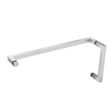 PHSQ8X24 - FHC 8" X 24" Square Pull / Towel Bar Combo - Compare to SQ8X24, TBS824C