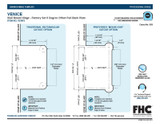 VENF5 - FHC Venice Square 5 Degree Positive Close Wall Mount Hinge Full Back Plate - Compare to V1E537, HMGTW5FP