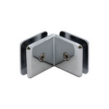 CBU0F90 - FHC Open Faced Beveled 90" Degree Glass-To-Glass Clamp For 3/8" And 1/2" Glass - Compare to Estate EST111