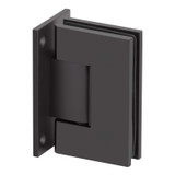 GEN0F – Glass Simple Genesis Square Profile Wall Mount Shower Door Hinge, Full Back Plate