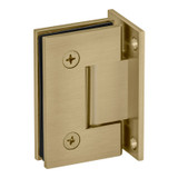 GEN0F – Glass Simple Genesis Square Profile Wall Mount Shower Door Hinge, Full Back Plate