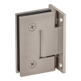 GEN0F – Glass Simple Genesis Square Profile Wall Mount Shower Door Hinge, Full Back Plate