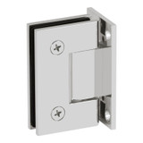 GEN0F – Glass Simple Genesis Square Profile Wall Mount Shower Door Hinge, Full Back Plate
