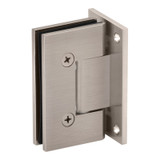 VER5F – Glass Simple Verona Square Profile Wall Mount Shower Door Hinge, Full Back Plate, Factory Set To 5 Degree Positive Close