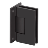 VER0F – Glass Simple Verona Square Profile Wall Mount Hinge, Full Back Plate
