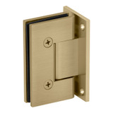 VER0F – Glass Simple Verona Square Profile Wall Mount Hinge, Full Back Plate