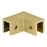 CSO90 - Glass Simple 90° Sleeve Over Glass to Glass Clamp