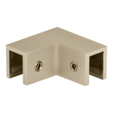 CSO90 - Glass Simple 90° Sleeve Over Glass to Glass Clamp