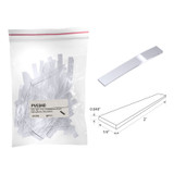 PVC - GLASS SIMPLE CLEAR SETTING BLOCKS 100 PACK – Compare to PSB040, PSB080, PSB125, PSB250