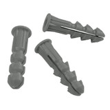 RIBPA – GLASS SIMPLE PLASTIC RIBBED ANCHOR WITH SHOULDER 100 PACK – Compare to P1329C and P1339C