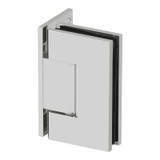 GEN0O - Glass Simple Genesis Square Profile Wall Mount Shower Door Hinge, Offset Back Plate