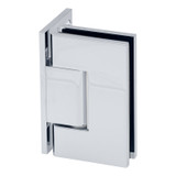 GEN5O - Glass Simple Genesis Square Profile Shower Door Hinge, Offset Back Plate, Factory Set 5 Degree Positive Close