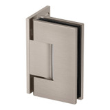 GEN5O - Glass Simple Genesis Square Profile Shower Door Hinge, Offset Back Plate, Factory Set 5 Degree Positive Close