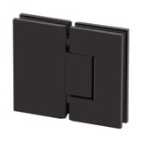 VER580G – Glass Simple Verona Square Profile 180 Degree Glass to Glass Hinge, Factory Set 5 Degree Positive Close