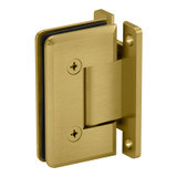 COL0H – Glass Simple Columbia Beveled Profile Wall Mount Hinge, H Back Plate