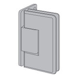 COL0O – Glass Simple Columbia Beveled Profile Wall Mount Hinge, Offset Back Plate